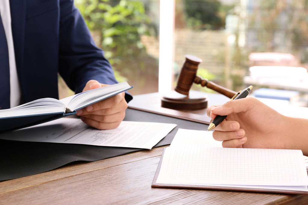 lawyer working